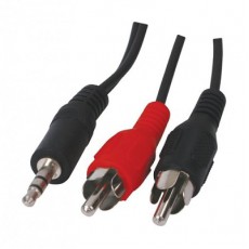 AV kabel* J3,5-2xcinch 10m